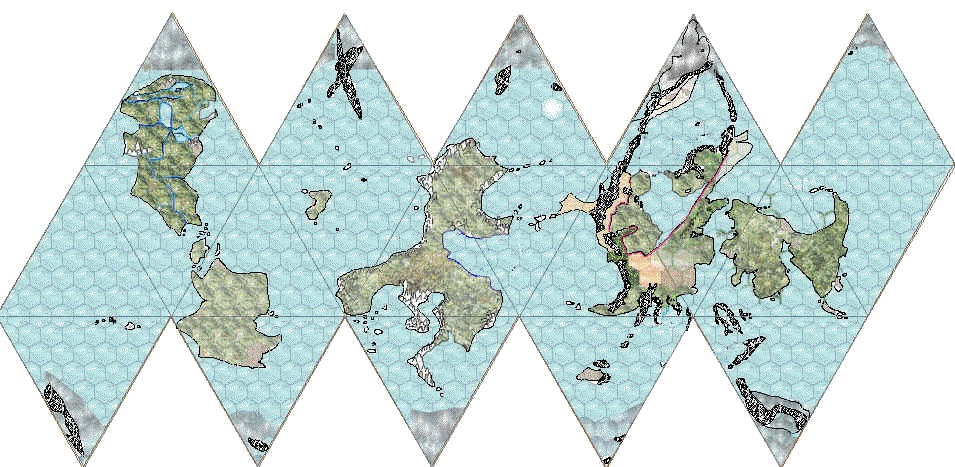 Map of Athas in the Green Age.