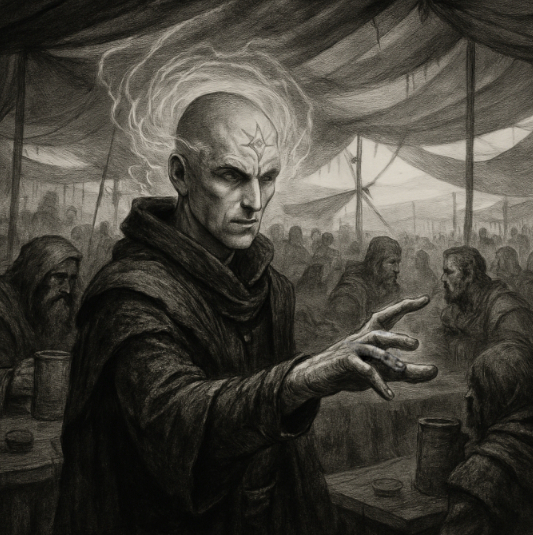 A psionicist using a power.